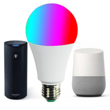 3 years warranty Wholesale 3W,5W,7W,9W,12W,15W E27 RGB home Smart LED Light Bulb with google assistant or alexa